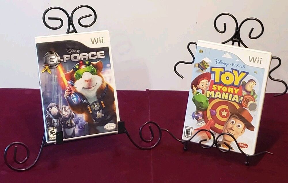Wii Disney Pixar Toy Story Mania Video Game And G-Force Used Both Are Complete..